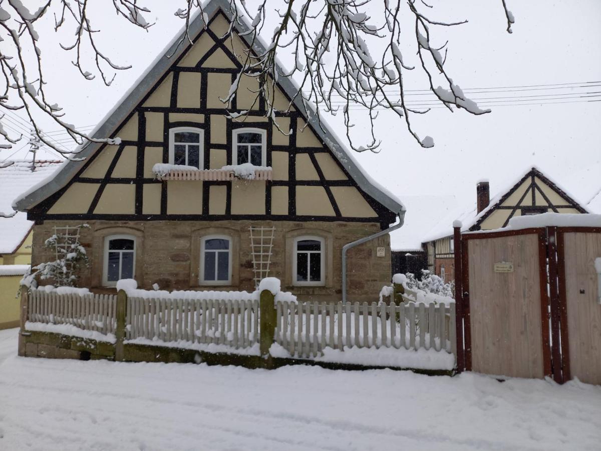 Romantisches Rosencottage Hofheim in Unterfranken Exterior foto